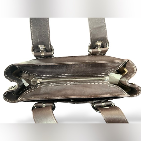 Vintage Coach 2007 Soho Brown Leather Satchel Bag F10911 - Picture 11 of 15